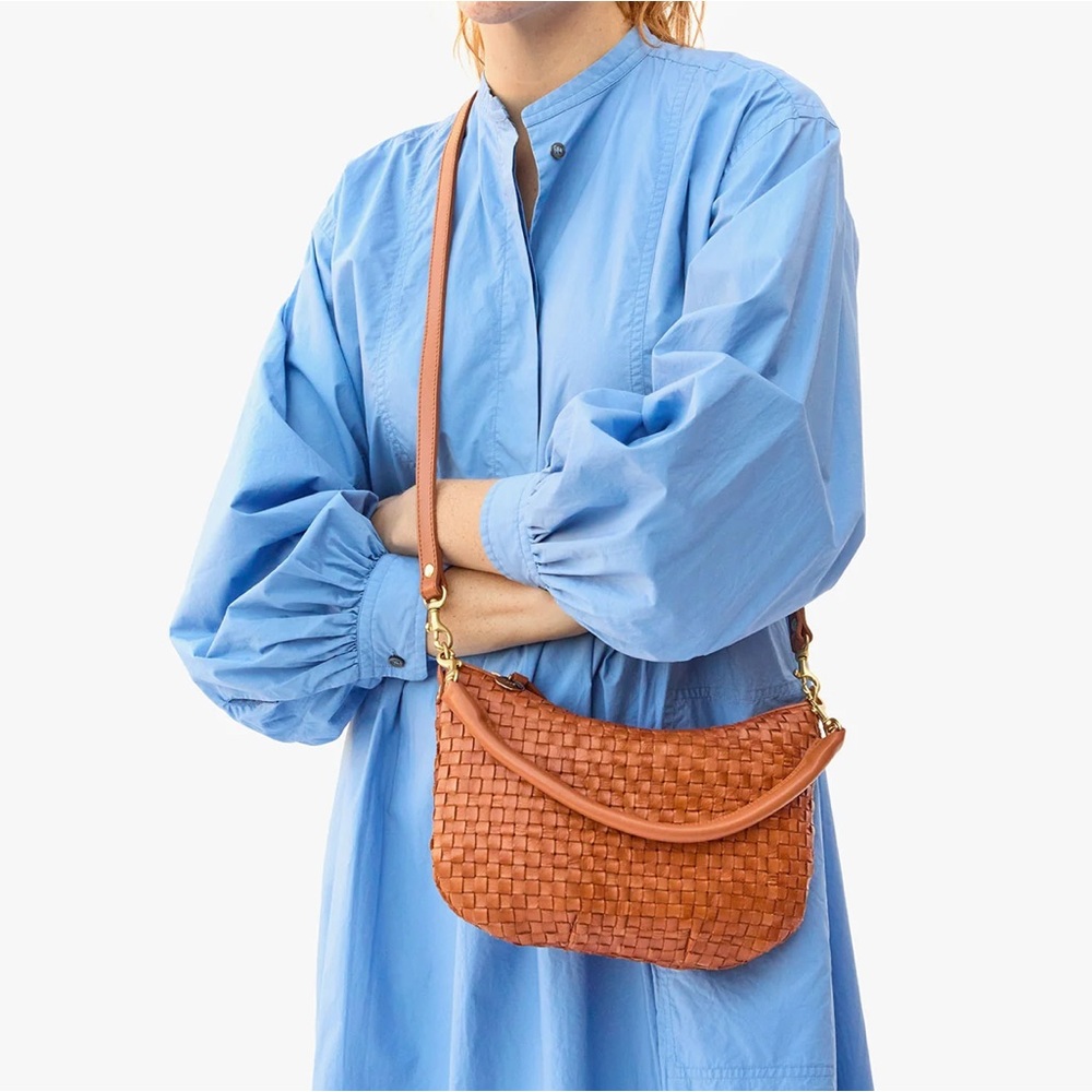 Clare V. Woven Leather Crossbody Bag - Picture 7 of 7